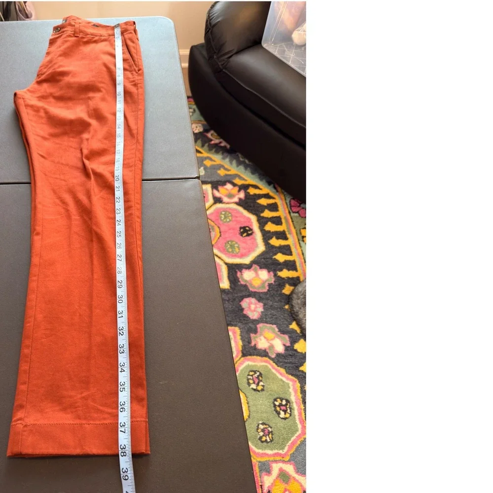 J.Crew Slim Fit Flex Chino Pant Men's Rust Orange Work Office Career 32 x‎ 30